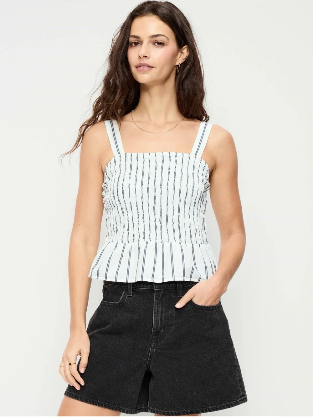 Old Navy Peplum Tank Top